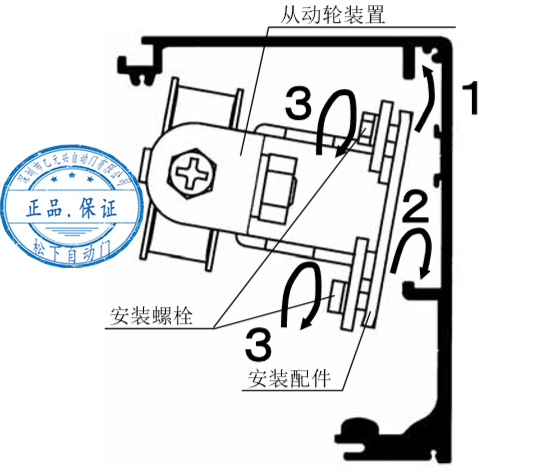 鬆下香蕉茄子视频從動輪安裝