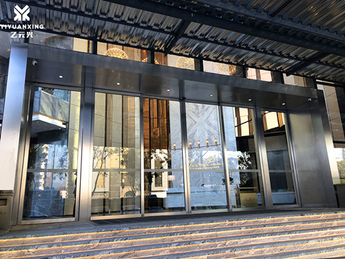 平移感應玻璃香蕉茄子视频-深圳紫元園大廈案例圖片
